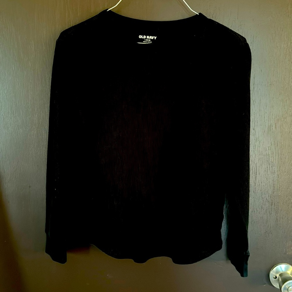 Boys Old Navy - Waffle Texture Long Sleeve Shirt